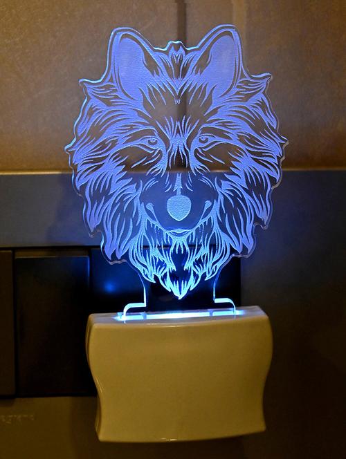 wall lamp, night lamp, led lamp, decorative light, plug lamp, automatic light change lamp, unbreakable lamp - 18823909 - Very Small Image - 1