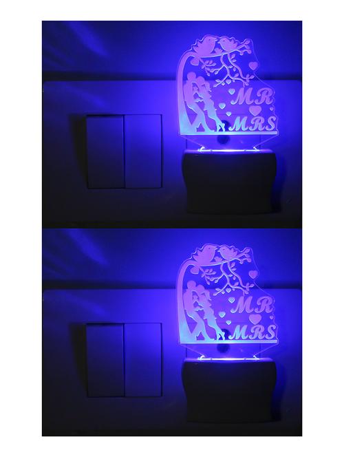 wall lamp, night lamp, led lamp, decorative light, plug lamp, automatic light change lamp, unbreakable lamp - 18823973 - Very Small Image - 1