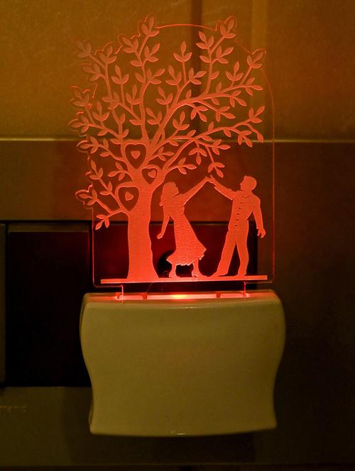 wall lamp, night lamp, led lamp, decorative light, plug lamp, automatic light change lamp, unbreakable lamp - 18824106 - Very Small Image - 1
