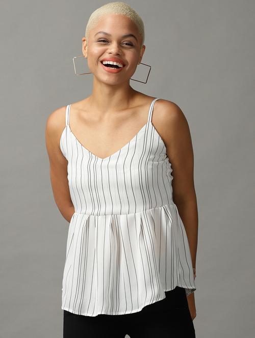women's camisole shoulder strap top - 18824327 - Very Small Image - 1