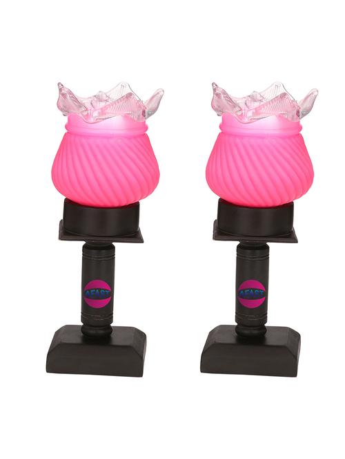 stylish home decorative wood table lamp with hand decorative glass shade - 18824591 - Very Small Image - 1