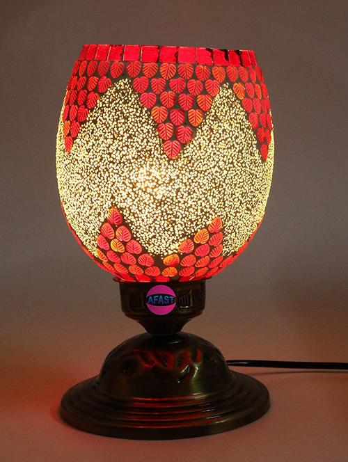 glass mosaic table lamp for designer lighting effect, led compatible - 18824679 - Very Small Image - 1