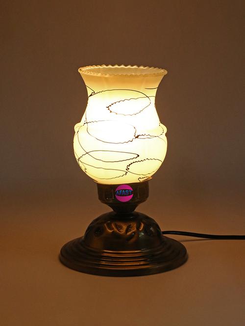 new stylish designer decorative metal table lamp with hand decorative colorful glass shade - 18824721 - Very Small Image - 1