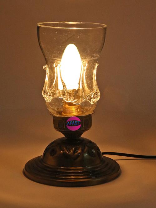 new stylish designer decorative metal table lamp with hand decorative colorful glass shade - 18824745 - Very Small Image - 1