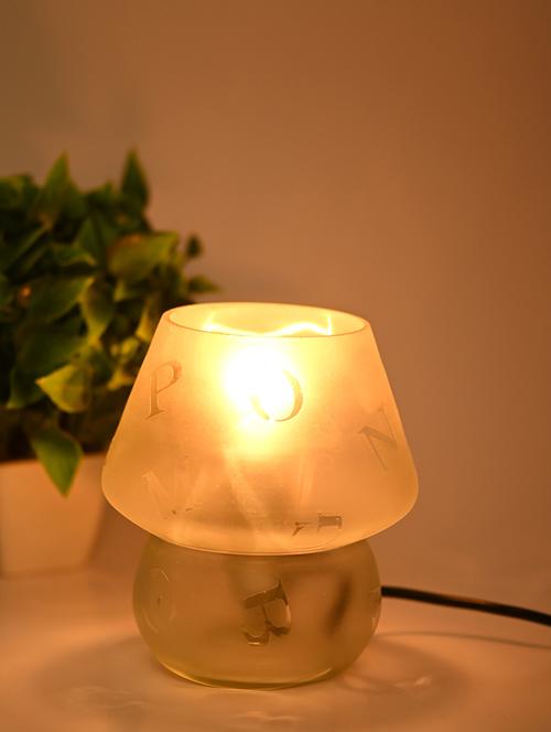 decorative table lamp of glass & metal for designer lighting effects - 18824747 - Very Small Image - 1