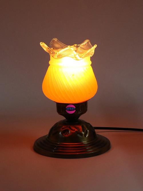 new stylish designer decorative metal table lamp with hand decorative colorful glass shade - 18824773 - Very Small Image - 1