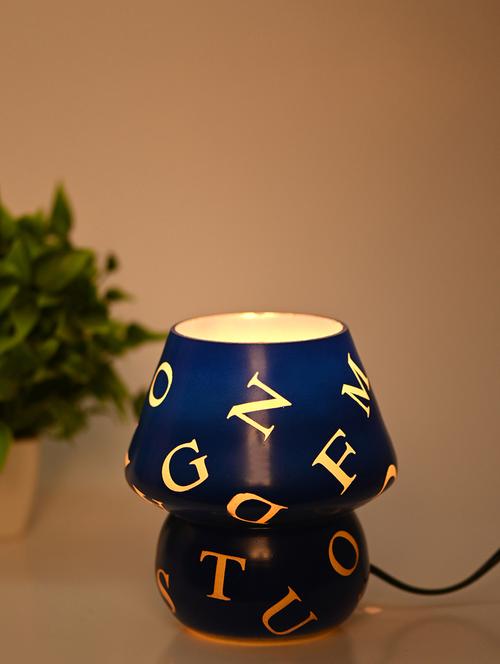 decorative table lamp of glass & metal for designer lighting effects - 18824791 - Very Small Image - 1