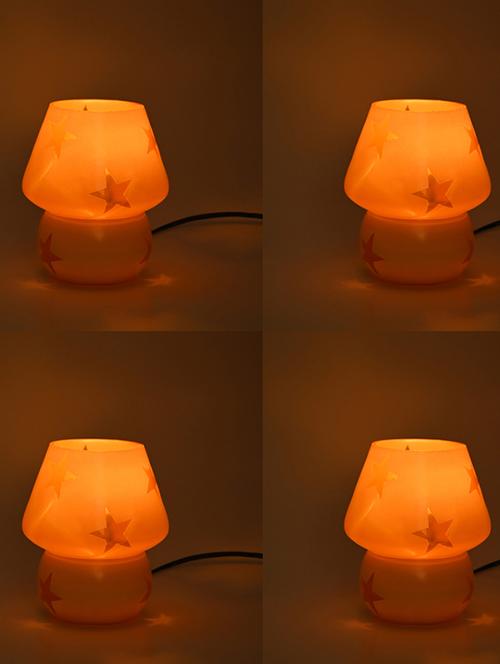 decorative table lamp of glass & metal for designer lighting effects - 18824819 - Very Small Image - 1