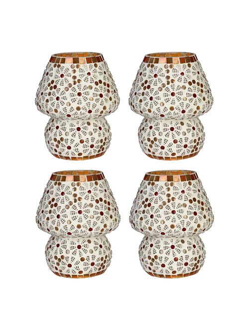 glass mosaic table lamp for designer lighting effect, led compatible - 18825223 - Very Small Image - 1