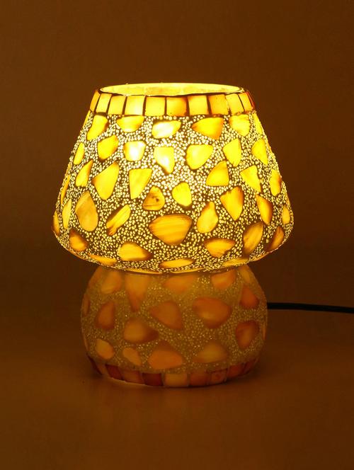 glass mosaic table lamp for designer lighting effect, led compatible - 18825239 - Very Small Image - 1