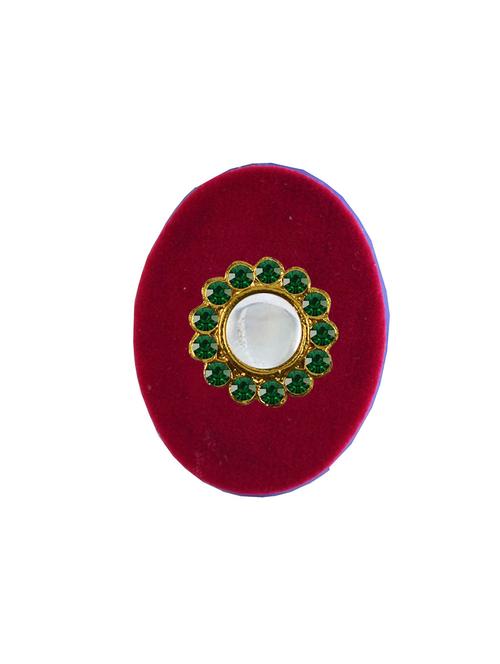 kundun stud acrylic brooch - 18826033 - Very Small Image - 1