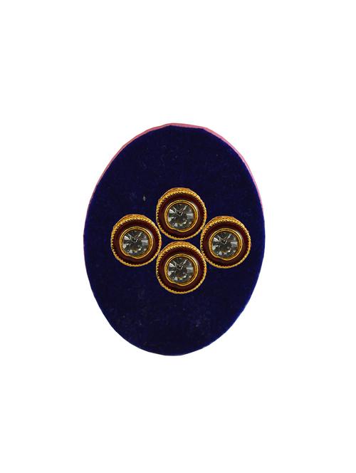kundun stud acrylic brooch - 18826295 - Very Small Image - 1