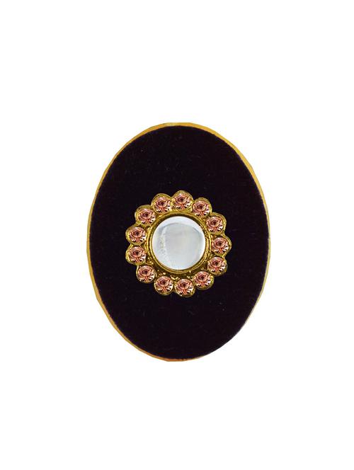 kundun stud acrylic brooch - 18826341 - Very Small Image - 1