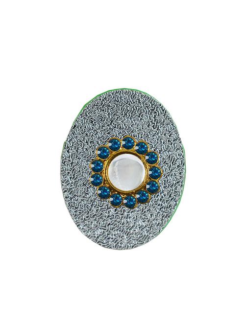 kundun stud acrylic brooch - 18826344 - Very Small Image - 1