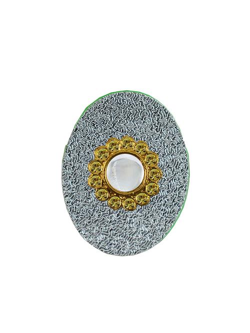 kundun stud acrylic brooch - 18826349 - Very Small Image - 1