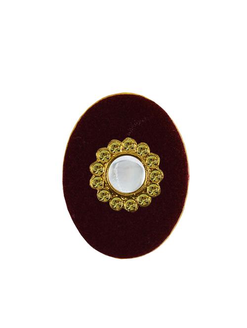 kundun stud acrylic brooch - 18826367 - Very Small Image - 1