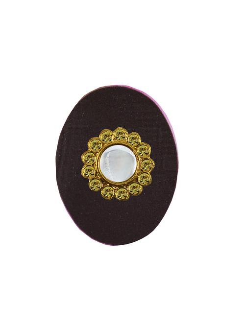 kundun stud acrylic brooch - 18826380 - Very Small Image - 1