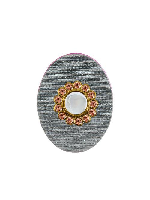 kundun stud acrylic brooch - 18826400 - Very Small Image - 1