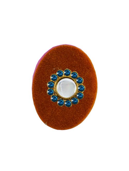 kundun stud acrylic brooch - 18826421 - Very Small Image - 1