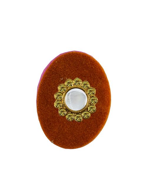 kundun stud acrylic brooch - 18826425 - Very Small Image - 1
