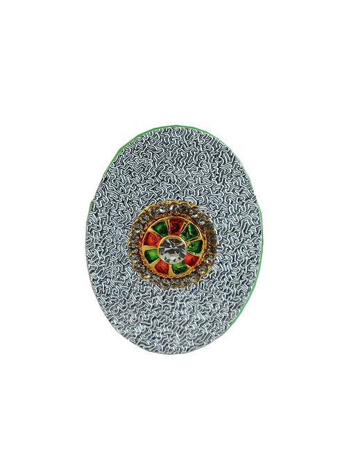 kundun stud acrylic brooch - 18826544 - Very Small Image - 1