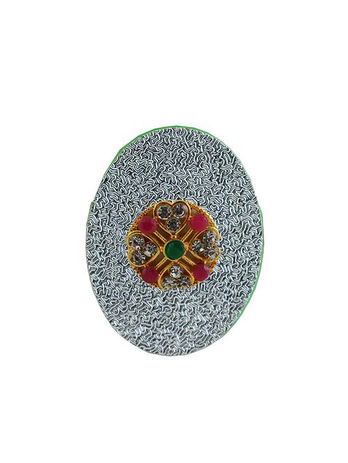 kundun stud acrylic brooch - 18826546 - Very Small Image - 1