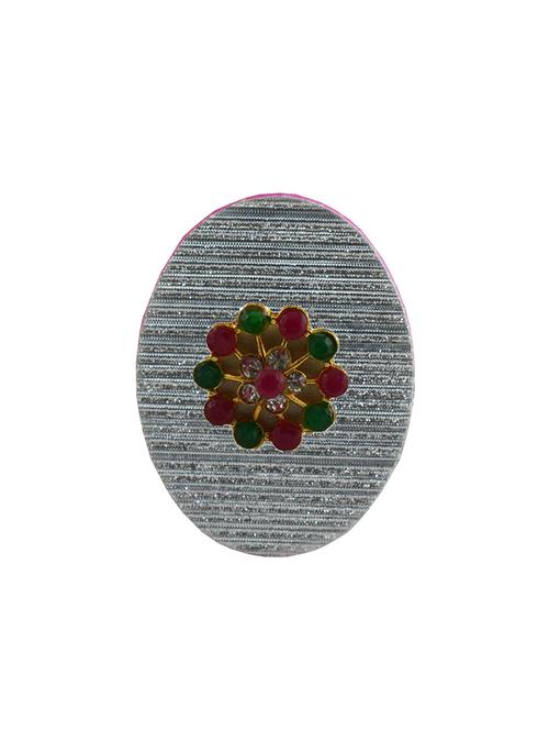 kundun stud acrylic brooch - 18826701 - Very Small Image - 1