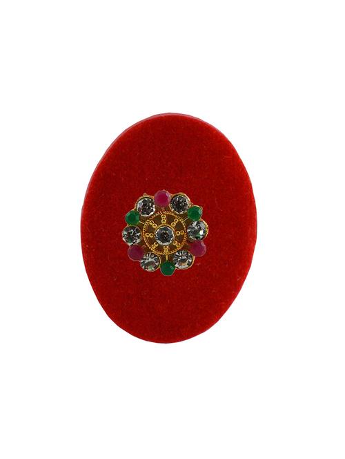 kundun stud acrylic brooch - 18826746 - Very Small Image - 1