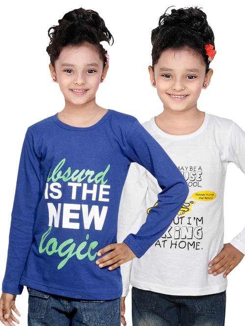 round neck printed regular combo tee - 18832152 - Very Small Image - 1