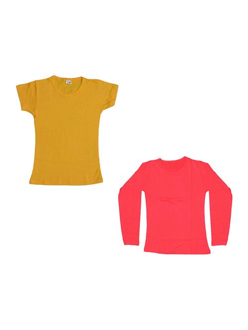 round neck printed regular combo tee - 18832170 - Very Small Image - 1
