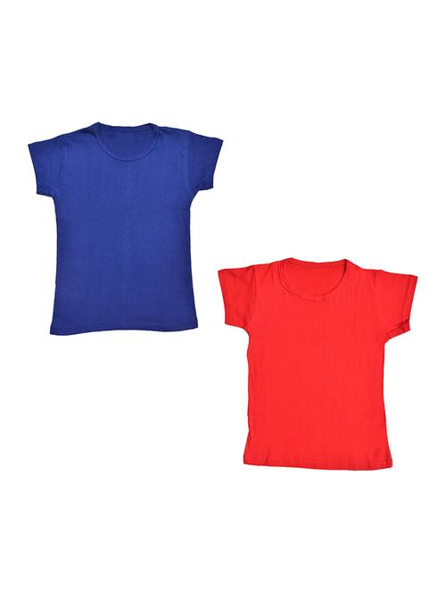 round neck solid regular combo top - 18832207 - Very Small Image - 1