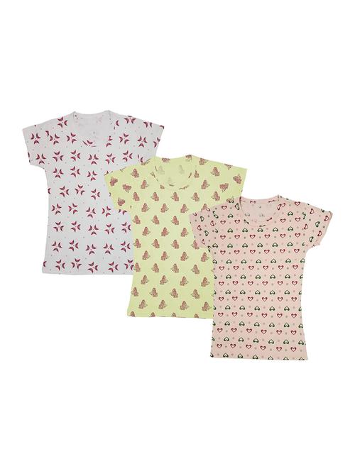 round neck printed regular combo top - 18832217 - Very Small Image - 1