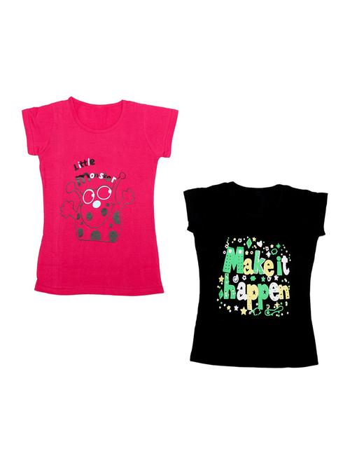round neck printed regular combo top - 18832283 - Very Small Image - 1
