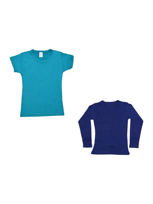 round neck solid regular combo top - 18832290 - Very Small Image - 1