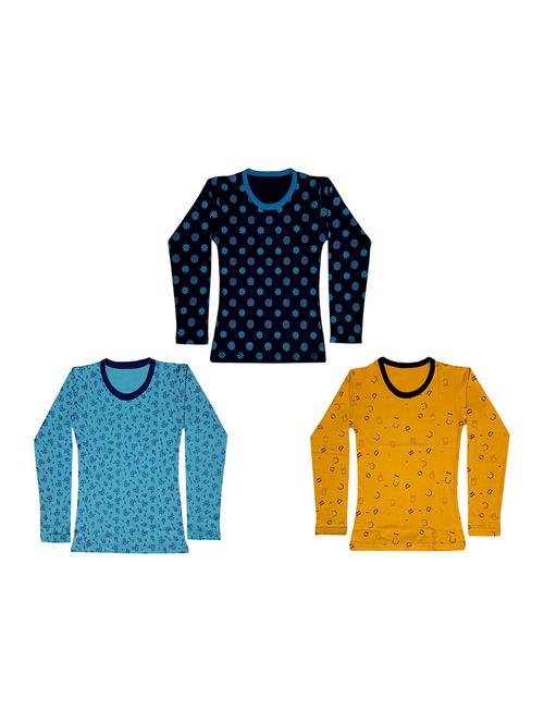 round neck printed regular combo top - 18832358 - Very Small Image - 1