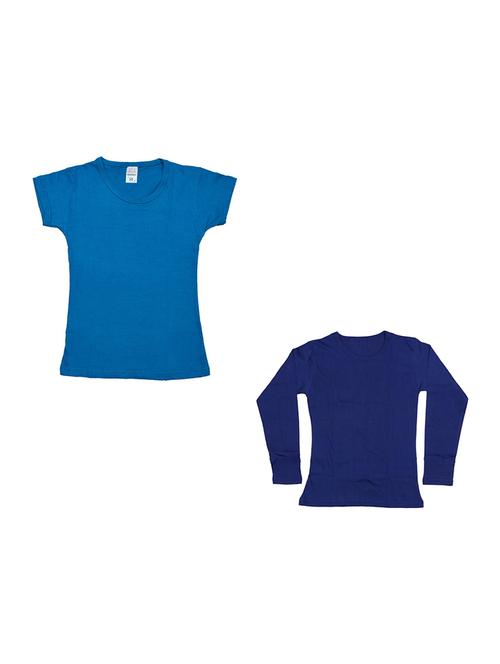 round neck solid regular combo top - 18832364 - Very Small Image - 1
