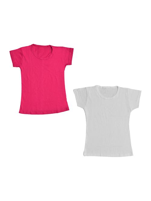 round neck solid regular combo top - 18832374 - Very Small Image - 1