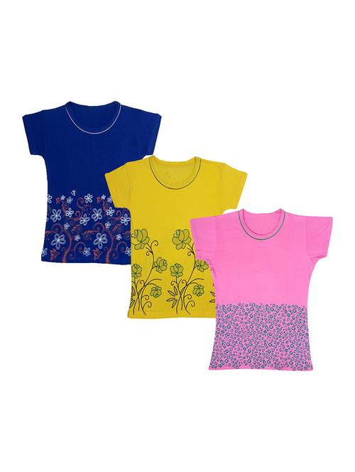 round neck printed regular combo top - 18832393 - Very Small Image - 1