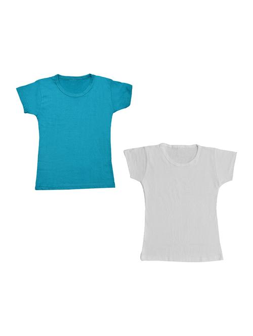 round neck solid regular combo top - 18832400 - Very Small Image - 1
