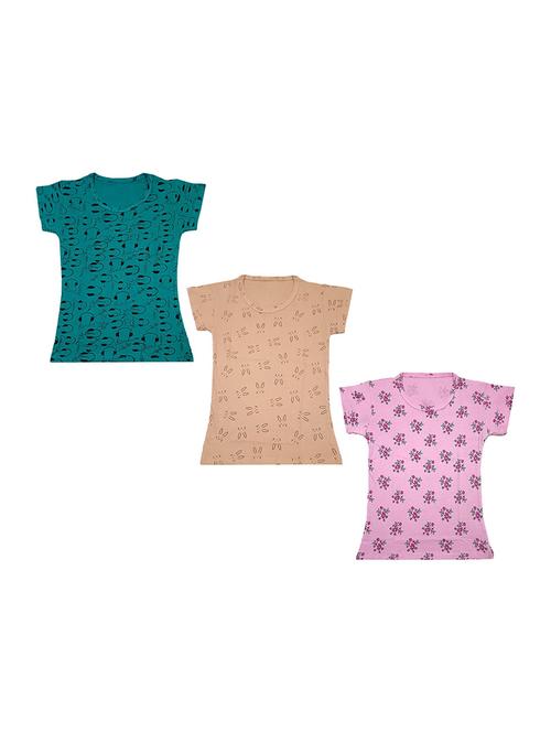 round neck printed regular combo top - 18832546 - Very Small Image - 1