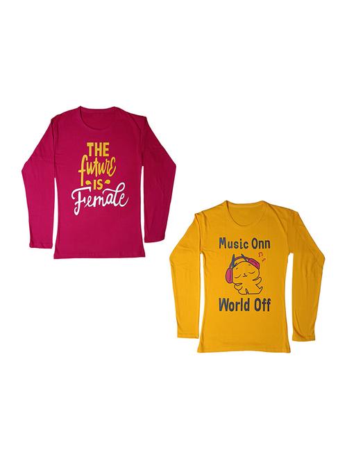 combo pack of cotton t-shirt - 18832875 - Very Small Image - 1