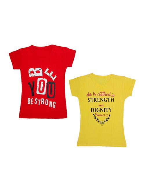 combo pack of cotton t-shirt - 18832968 - Very Small Image - 1