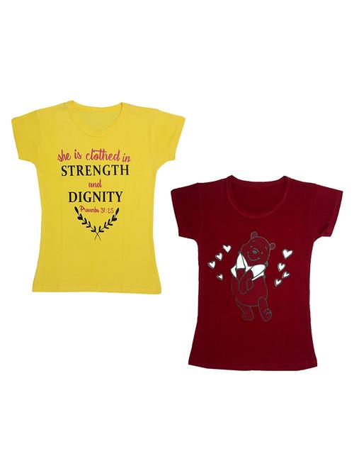 combo pack of cotton t-shirt - 18832995 - Very Small Image - 1