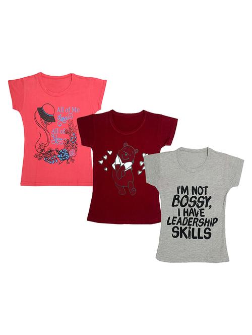 combo pack of cotton t-shirt - 18833015 - Very Small Image - 1