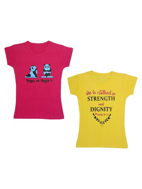 combo pack of cotton t-shirt - 18833048 - Very Small Image - 1
