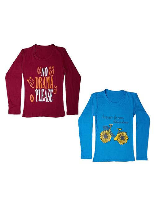 combo pack of cotton t-shirt - 18833201 - Very Small Image - 1
