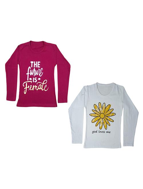 combo pack of cotton t-shirt - 18833252 - Very Small Image - 1