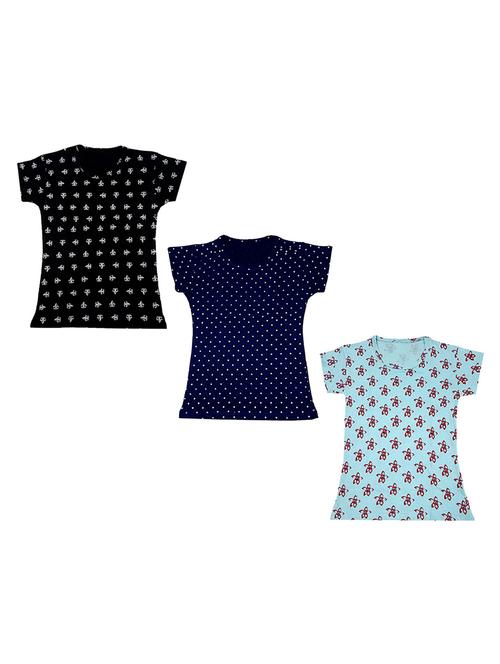 combo pack of cotton t-shirt - 18833283 - Very Small Image - 1