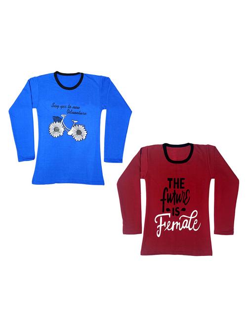 combo pack of cotton t-shirt - 18833309 - Very Small Image - 1