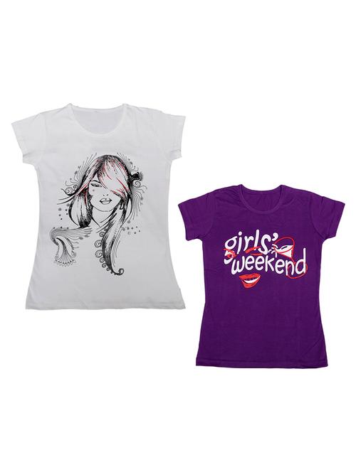 combo pack of cotton t-shirt - 18833335 - Very Small Image - 1